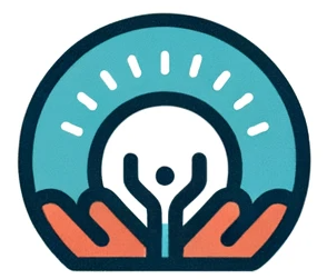 Big Ideas for Small Communities logo a globe being held by hands